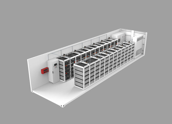 fire protection system of electrochemical energy storage power station lithium battery fire suppression system